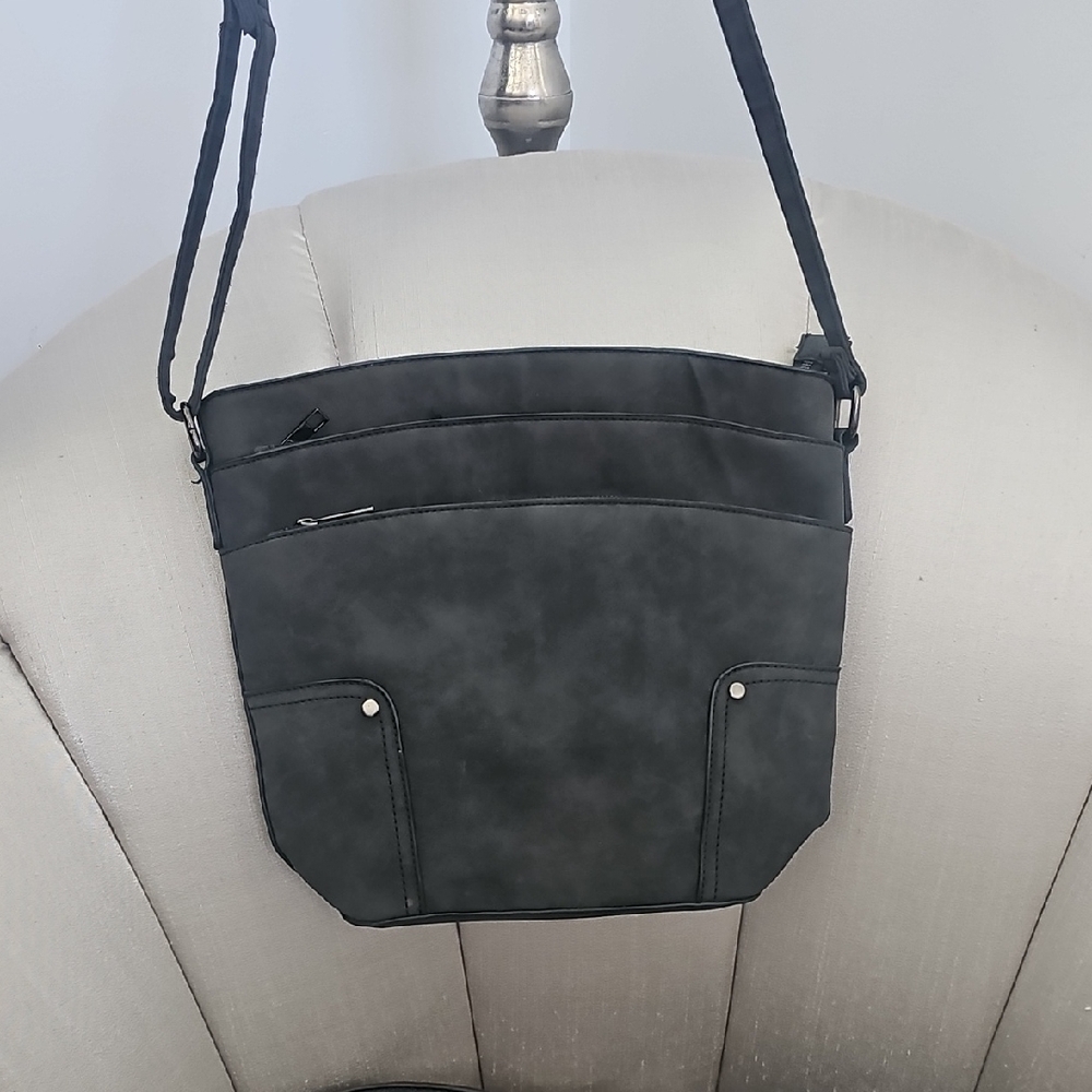 Sam & Hadley Elegant Black Crossbody Bag